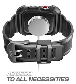 Foto 3 | Funda Supcase Unicorn Beetle Pro Para Apple Watch 3 De 42 Mm, Color Negro - Venta Internacional.