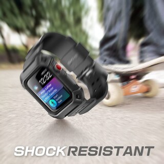 Foto 5 | Funda Supcase Unicorn Beetle Pro Para Apple Watch 3 De 42 Mm, Color Negro - Venta Internacional.