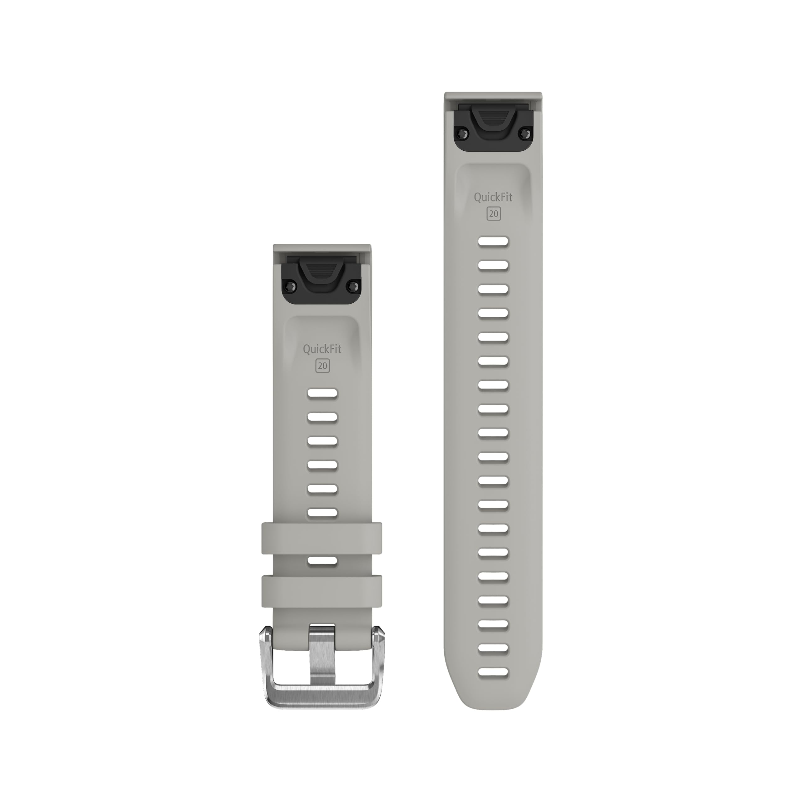 Foto 4 pulgar | Correa De Reloj Garmin Quickfit  20 De Silicona Gris Niebla De 3 Piezas - Venta Internacional.