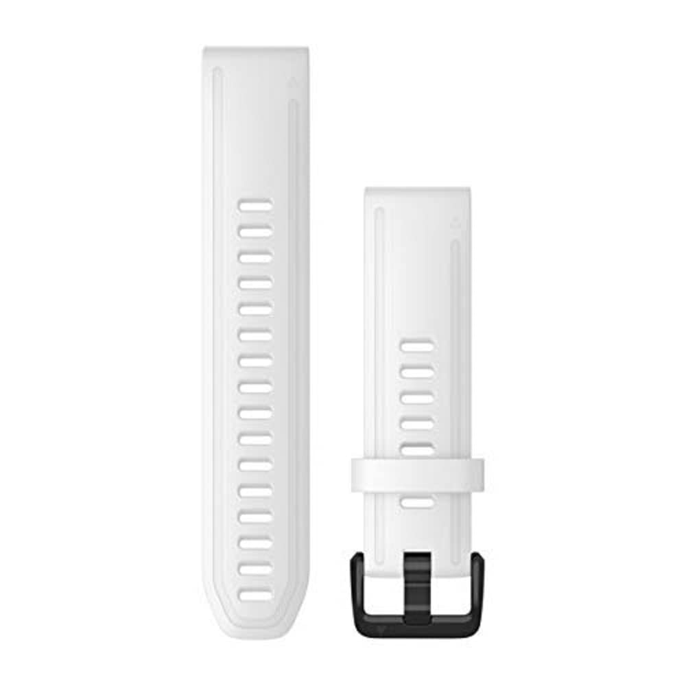 Foto 2 pulgar | Correa De Reloj Garmin Quickfit De Silicona Blanca Con Herrajes Negros - Venta Internacional.