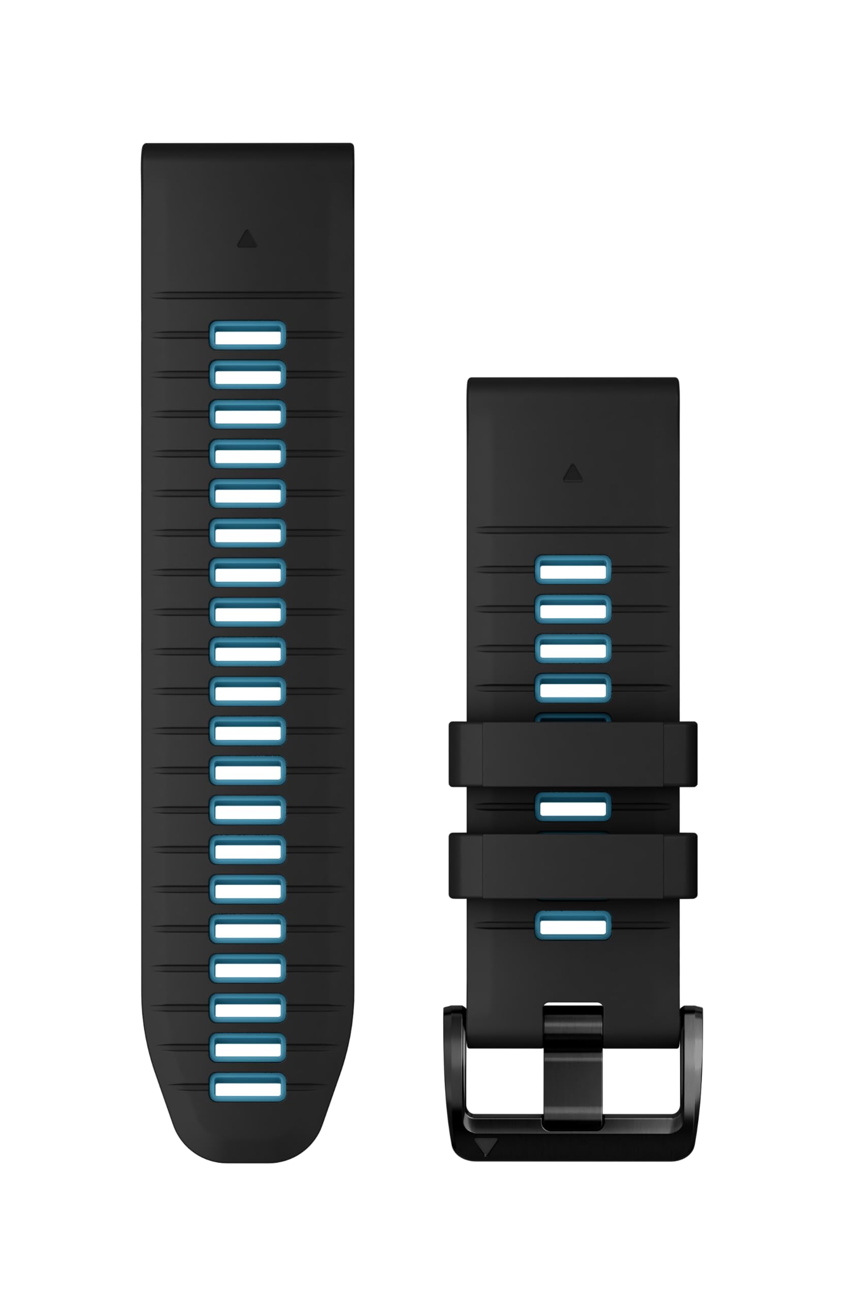 Foto 2 pulgar | Correa De Reloj Garmin Quickfit De 26 Mm, Color Negro Y Azul Cirro, Silicona - Venta Internacional.