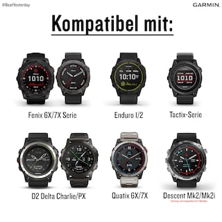 Foto 5 | Correa De Reloj Garmin Quickfit De 26 Mm, Color Negro Y Azul Cirro, Silicona - Venta Internacional.