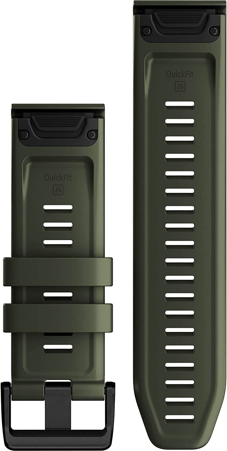 Foto 3 pulgar | Correa De Reloj Garmin Quickfit 26 Moss Silicone Band - Venta Internacional.