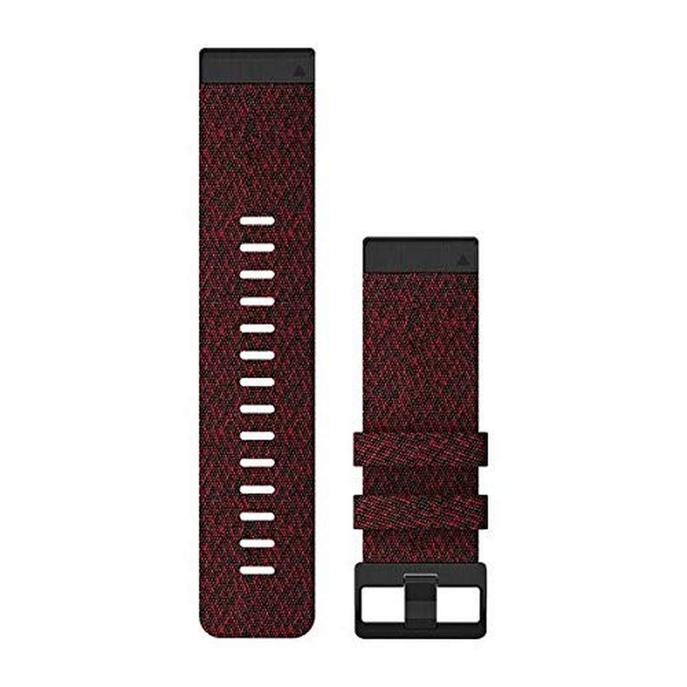 Foto 1 | Correa De Reloj Garmin Quickfit De Nailon Rojo Jaspeado De 26 Mm - Venta Internacional.