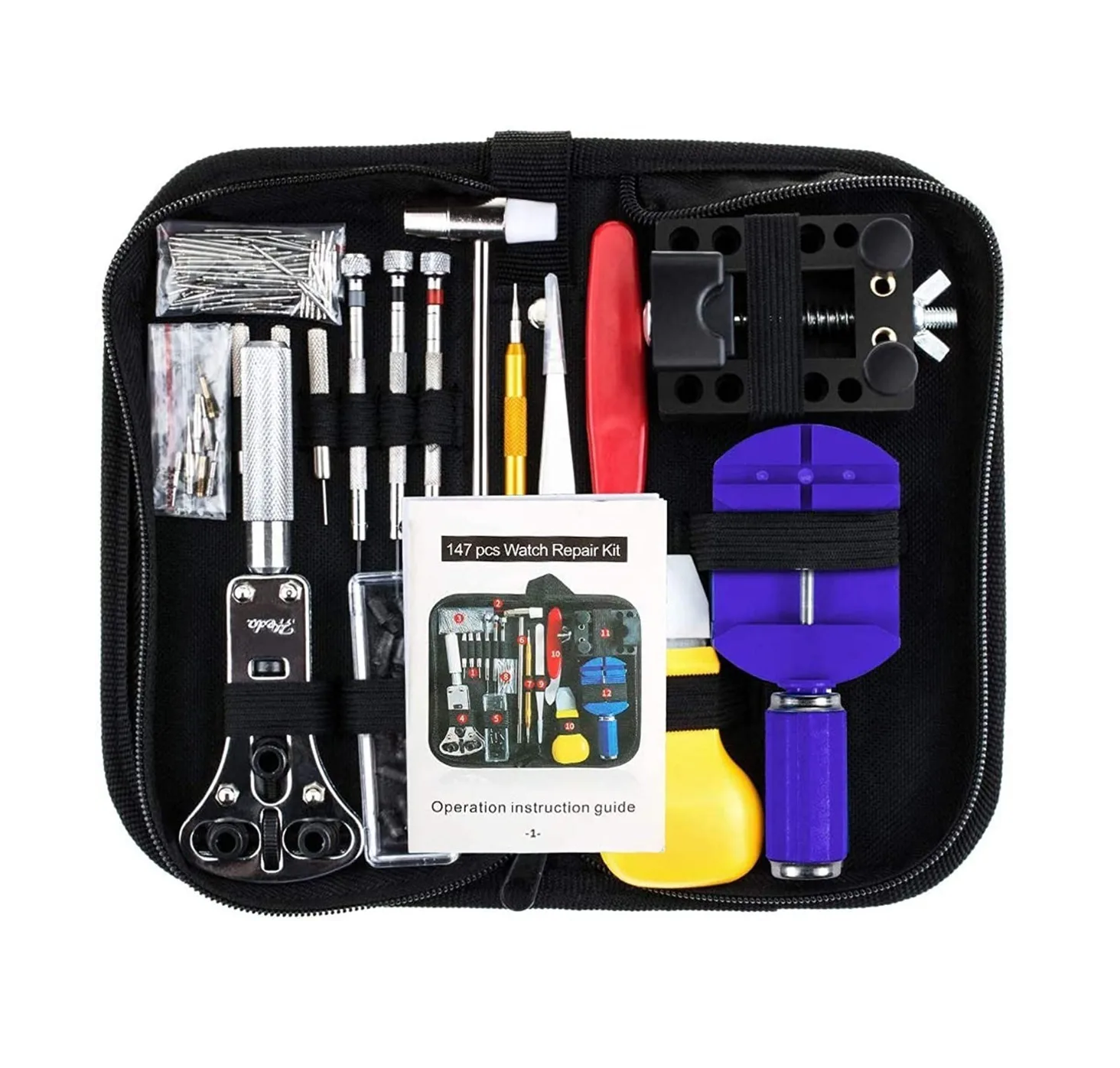 Kit de Herramientas para Joyero o Relojero Eo Safe Imports ESI-681 color Negro