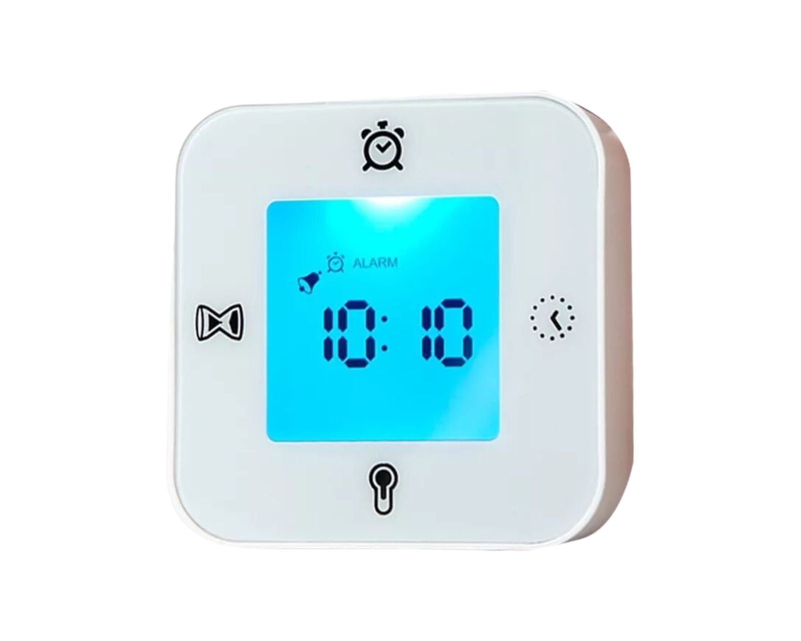 Reloj Electrónico Panel Digital LED color Blanco