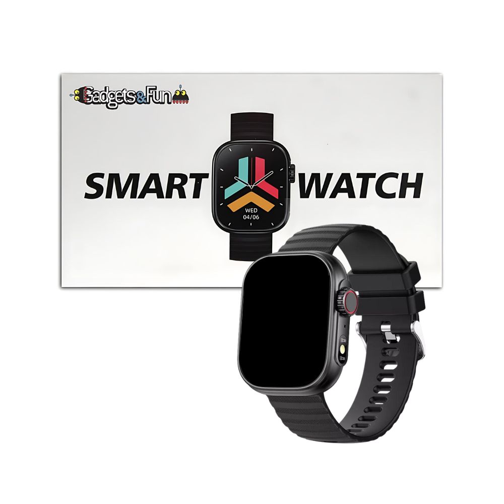 Foto 5 pulgar | Smartwatch Gadgets&Fun Titan Steel Square con Llamadas por Bluetooth