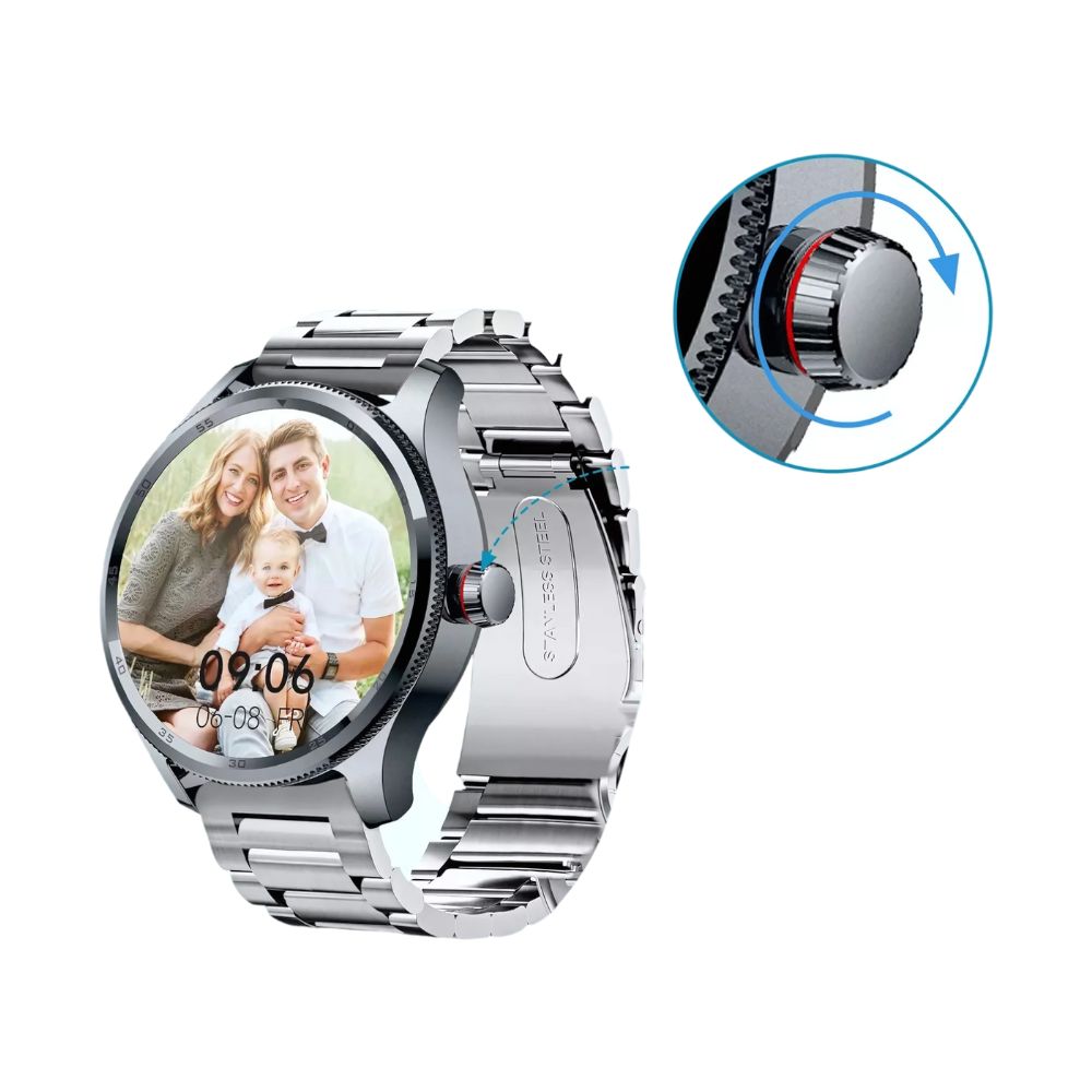 Foto 3 pulgar | Smartwatch Gadgets & Fun Steel Gf Para Hombre