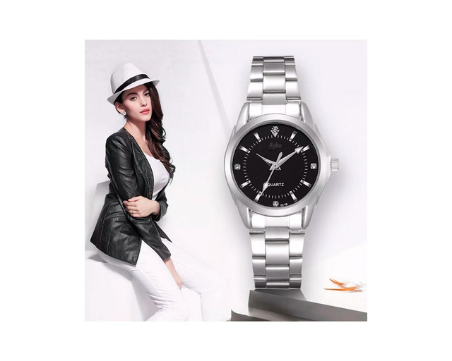 Foto 4 pulgar | Reloj Mujer Elegante Negro