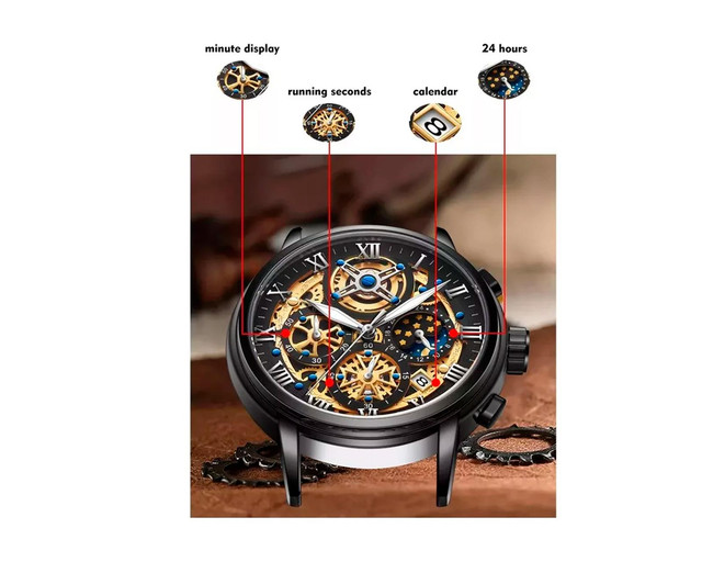 Foto 4 pulgar | Reloj De Cuarzo Con Fecha