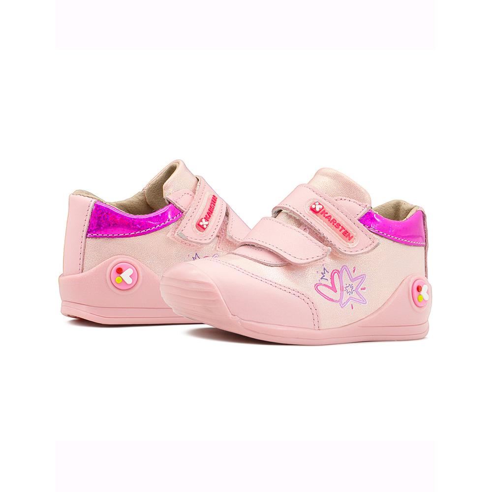 Foto 2 | Karsten Niña Doble Velcro Rosa Piel Antiderrapante 12-17 Rosa