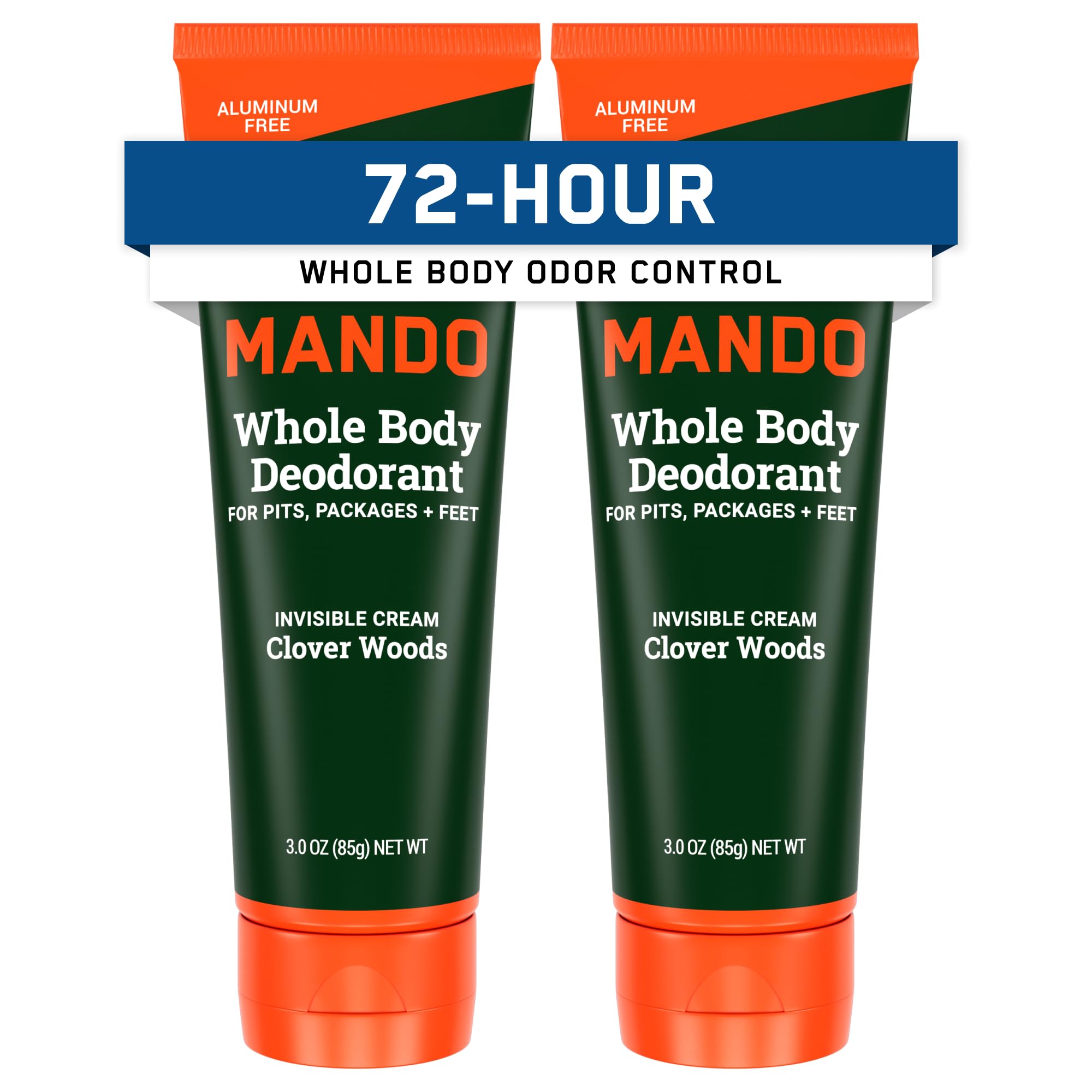 Foto 2 pulgar | Desodorante Mando Whole Body Para Hombre, 72 Horas, Control De Olores, 90 Ml, 2 Unidades - Venta Internacional.