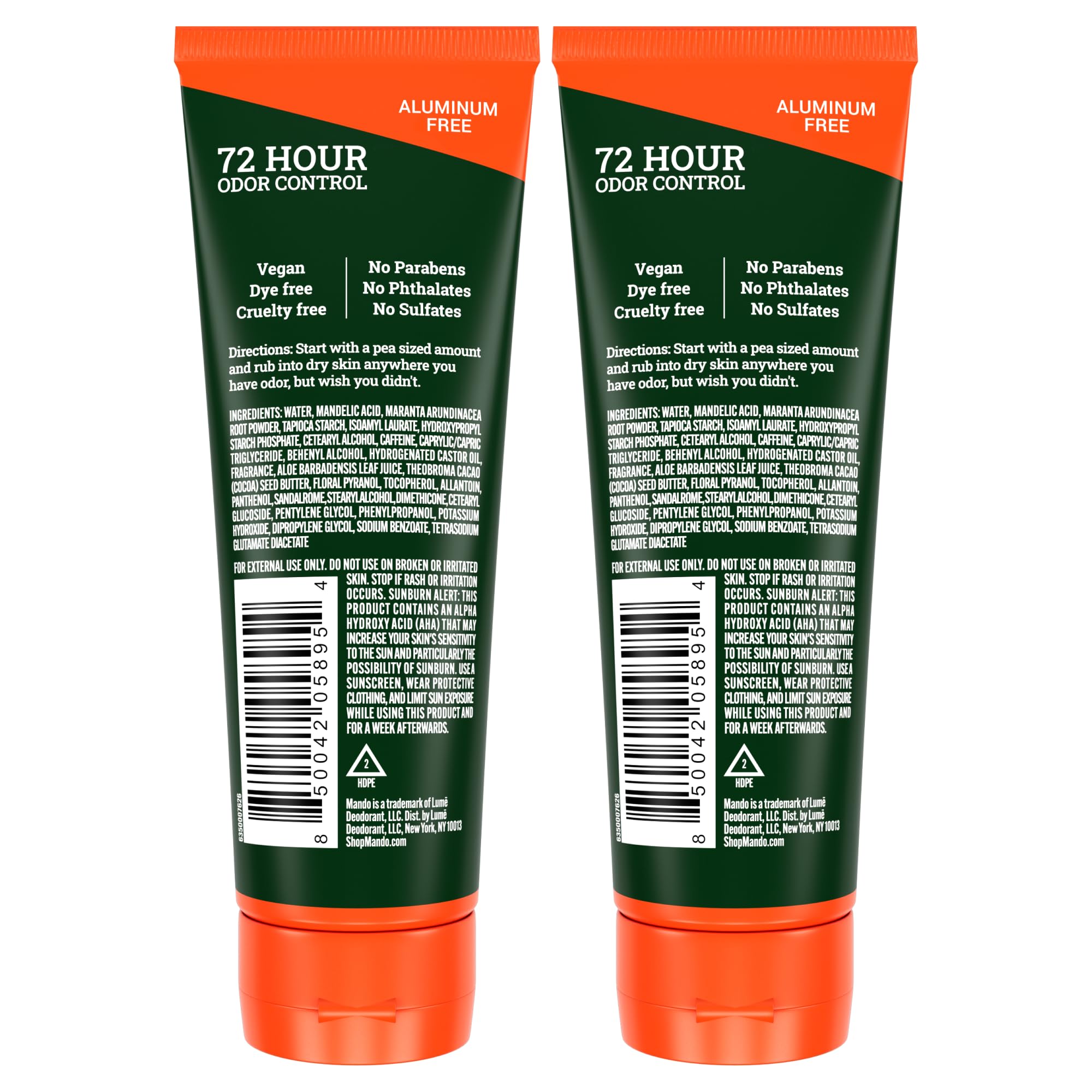 Foto 3 pulgar | Desodorante Mando Whole Body Para Hombre, 72 Horas, Control De Olores, 90 Ml, 2 Unidades - Venta Internacional.