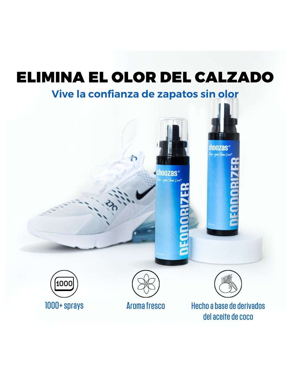 Foto 3 pulgar | Spray Desodorante Para Tenis Y Zapatos 150 Ml - Elimina El Mal Olor De Los Tenis, Hecho Con Ingredientes Nat