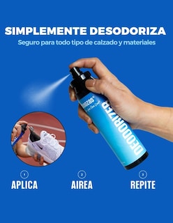 Foto 3 | Spray Desodorante Para Tenis Y Zapatos 150 Ml - Elimina El Mal Olor De Los Tenis, Hecho Con Ingredientes Nat