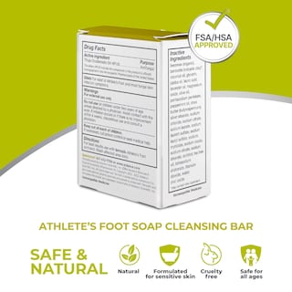 Foto 6 | Jabón en Barra Terrasil Athletes Foot 75g- Venta Internacional