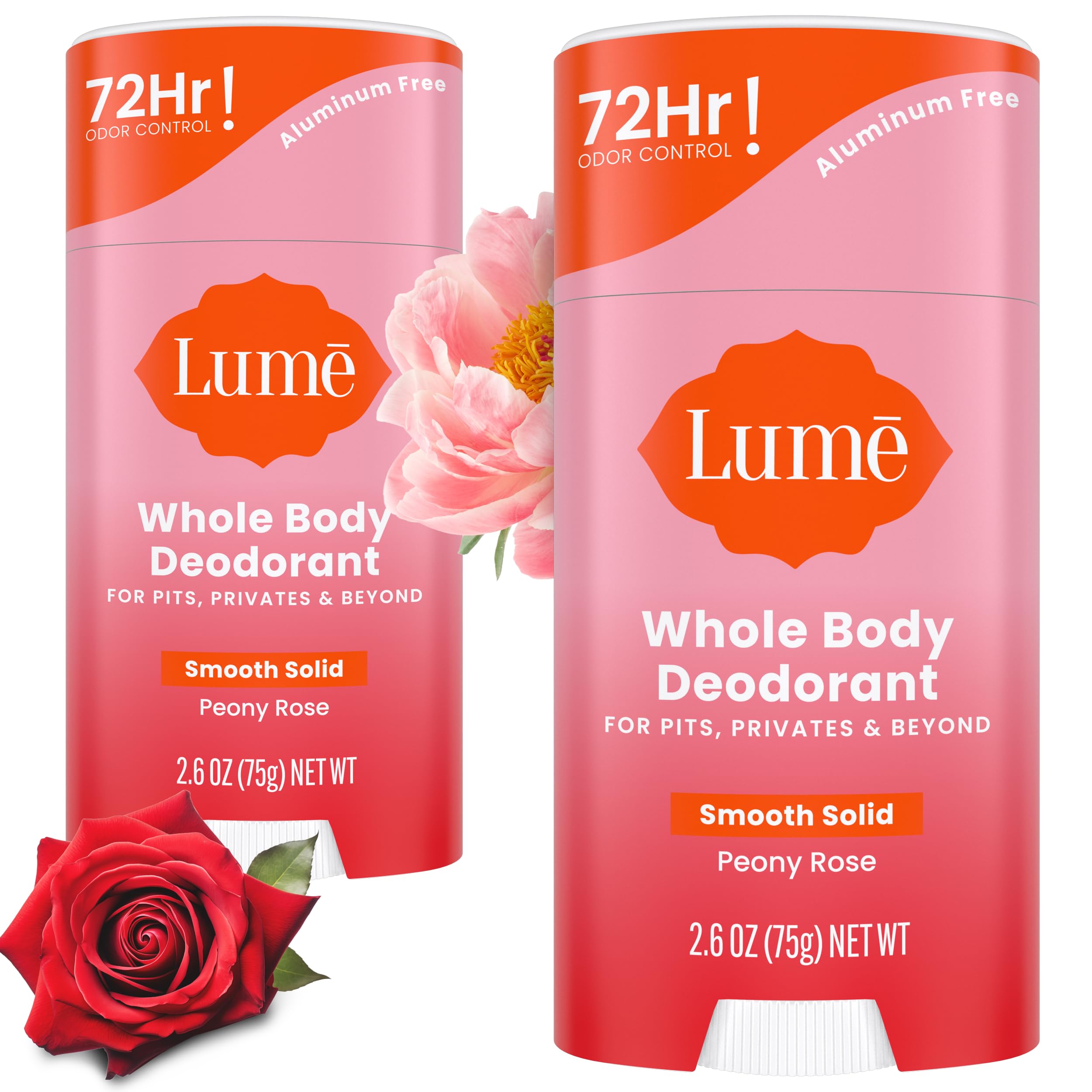 Desodorante Lume Smooth Solid Stick Para Todo El Cuerpo, 72 Horas, 75 Ml, 2 - Venta Internacional.