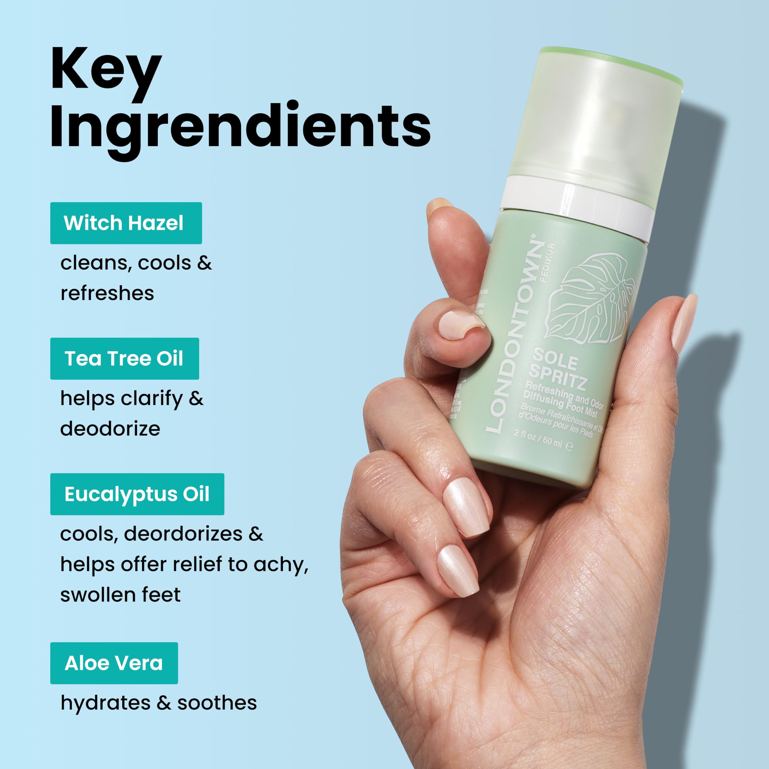 Foto 4 pulgar | Spray Refrescante Para Pies Londontown Sole Spritz, 6 Ml Con Aceite De Árbol De Té - Venta Internacional.