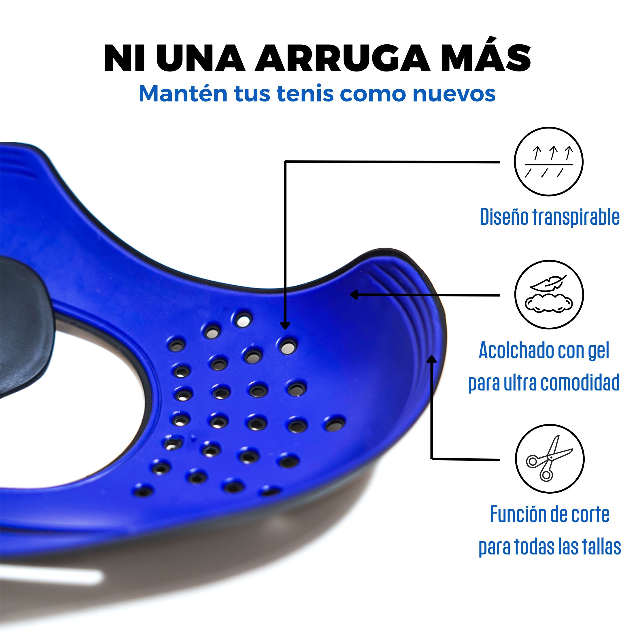 Foto 3 pulgar | Protectores Antiarrugas Shoozas para Tenis y Zapatos