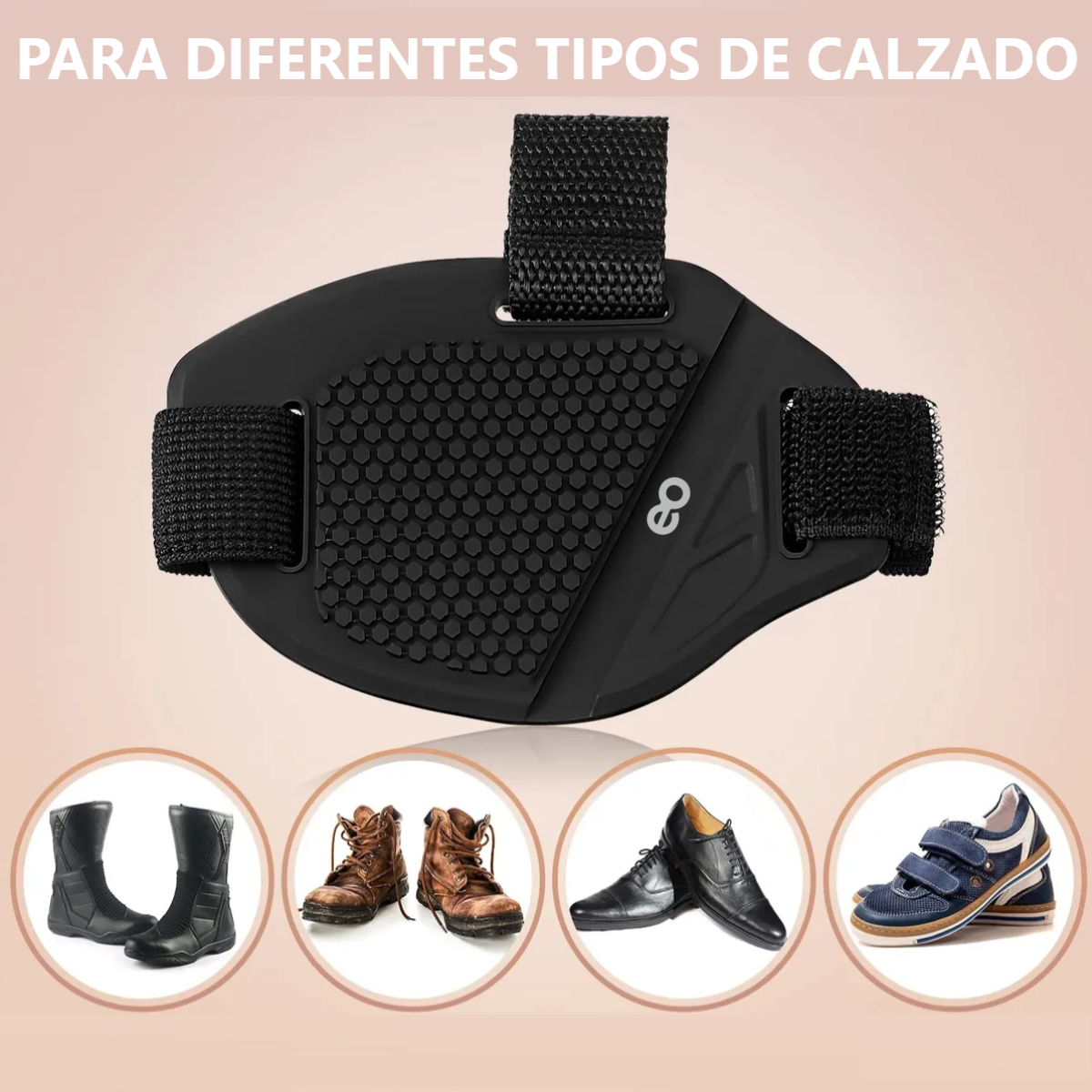 Foto 3 pulgar | Protector de Calzado para Moto Eo Safe Imports Esi-19232 Negro 5 Piezas