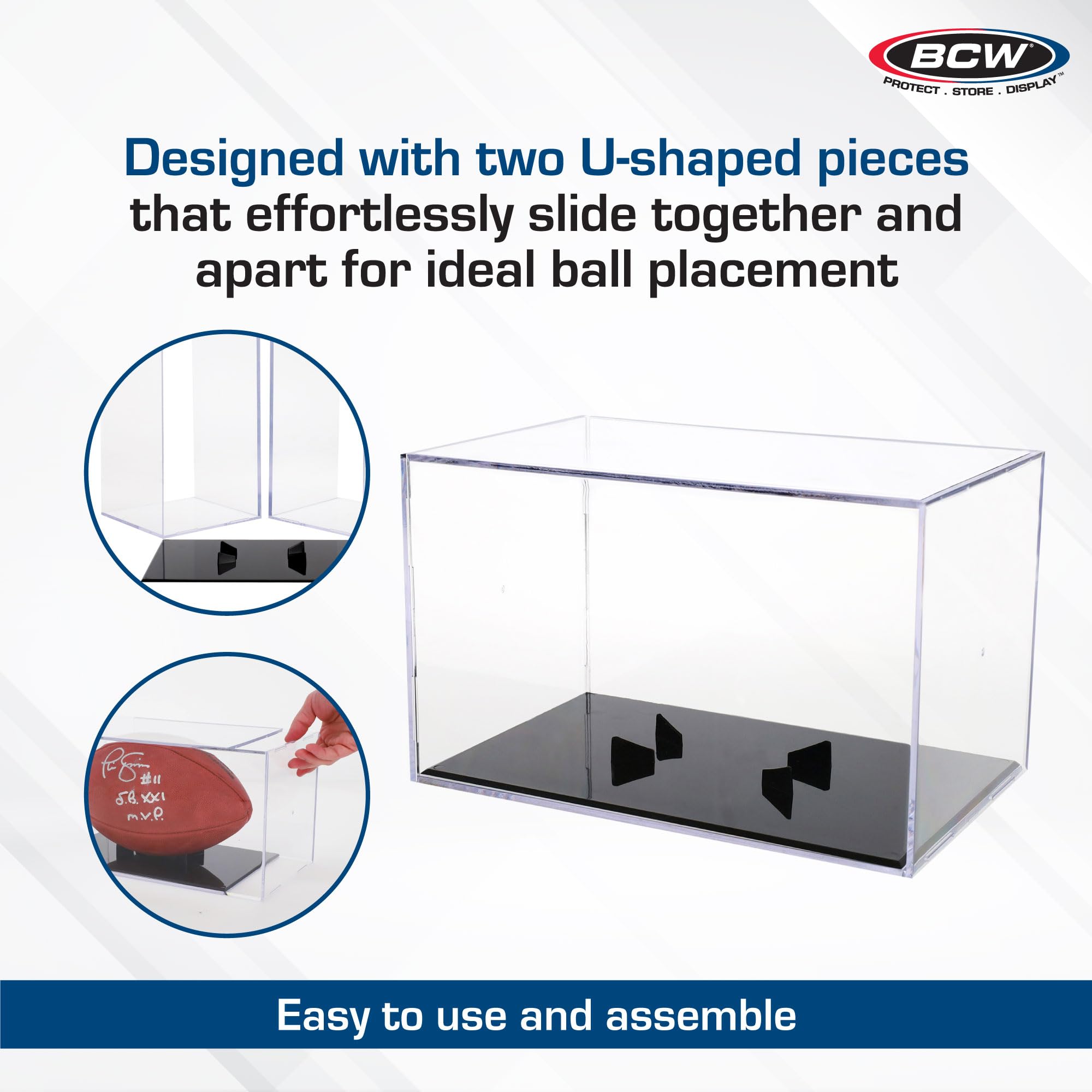Foto 4 | Vitrina Acrílica Bcw Sports Showcases Para Pelota Deportiva - Venta Internacional.