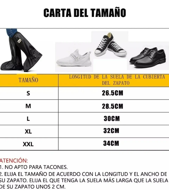 Foto 3 pulgar | Xtellar Cubierta Deluxe Para Botas Talla G, Impermeable, Portátil Y Reutilizable - Protección Suprema Para Tus Zapatos