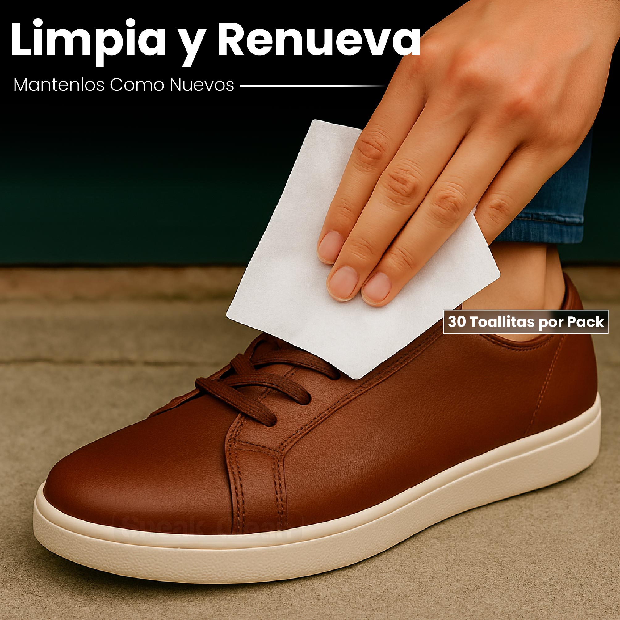 Foto 5 pulgar | Magma Life Paquete De Limpiadores De Zapatos  Toallitas Húmedas