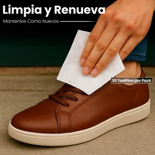 Foto 4 | Magma Life Paquete De Limpiadores De Zapatos Toallitas Húmedas
