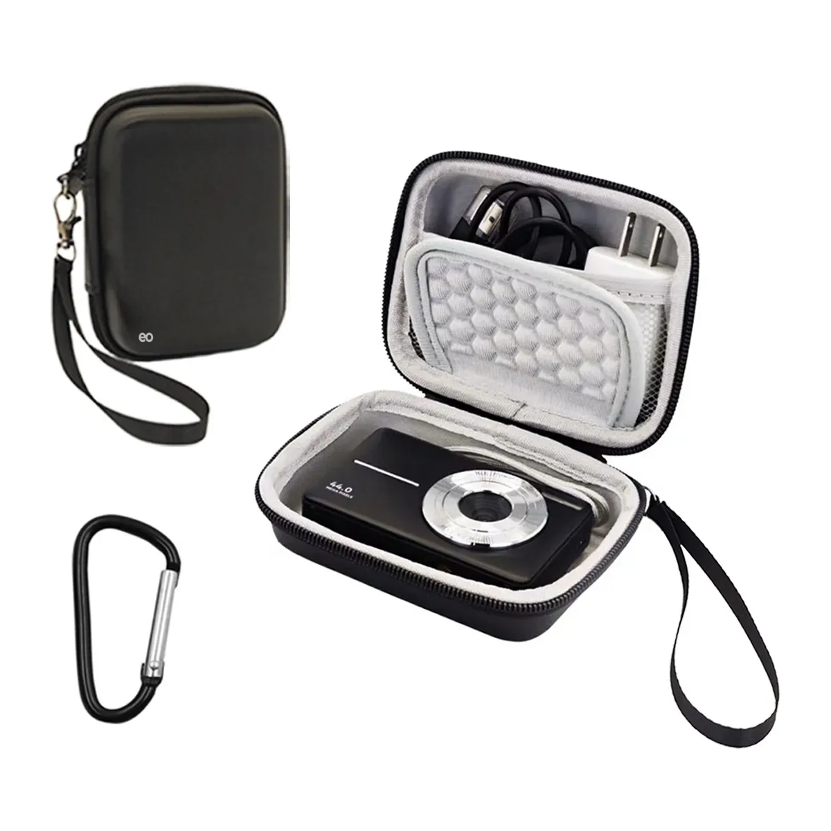 Foto 3 pulgar | Estuche Funda Case Cámara Digita Portátil Para Cámara Pequeña Eo Safe Imports Esi-20549 Negro