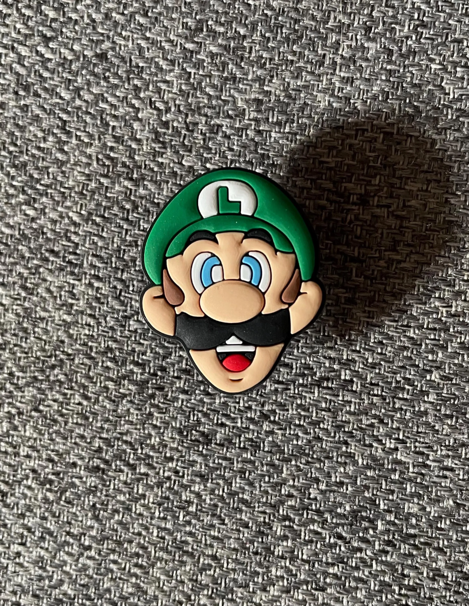 Foto 3 pulgar | Charm Luigi De Mario Bros Para Crocs