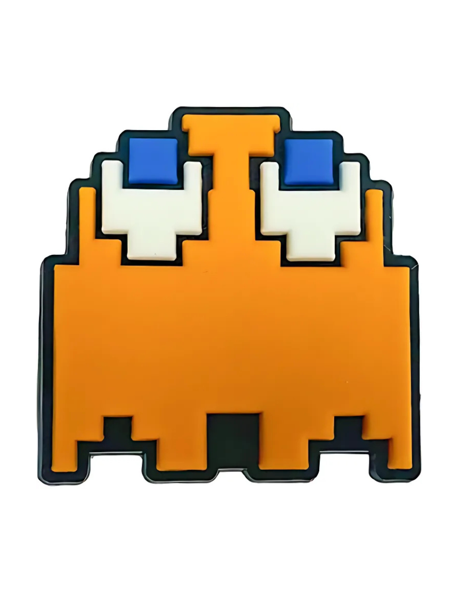 Foto 2 pulgar | Charm Pac-man Fantasma Naranja Para Crocs