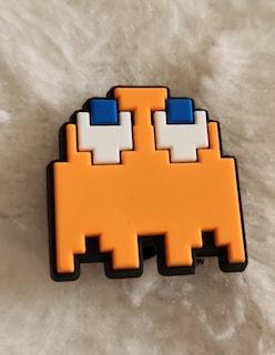 Foto 2 | Charm Pac-man Fantasma Naranja Para Crocs