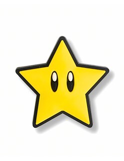 Foto 1 | Charm Coleccionable Super Estrella De Mario Bros Para Crocs