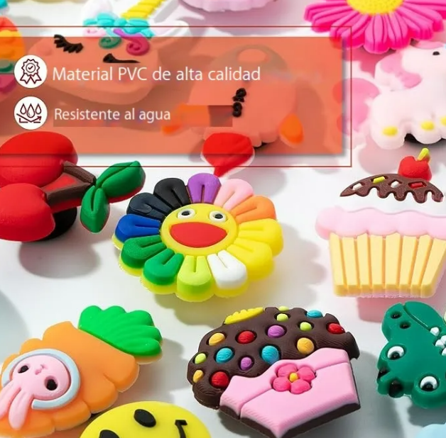 Foto 5 pulgar | Set Xtellar De Pines Decorativos Premium Para Sandalias Crocs Unisex - ¡estilo Y Diversión Para Todos!