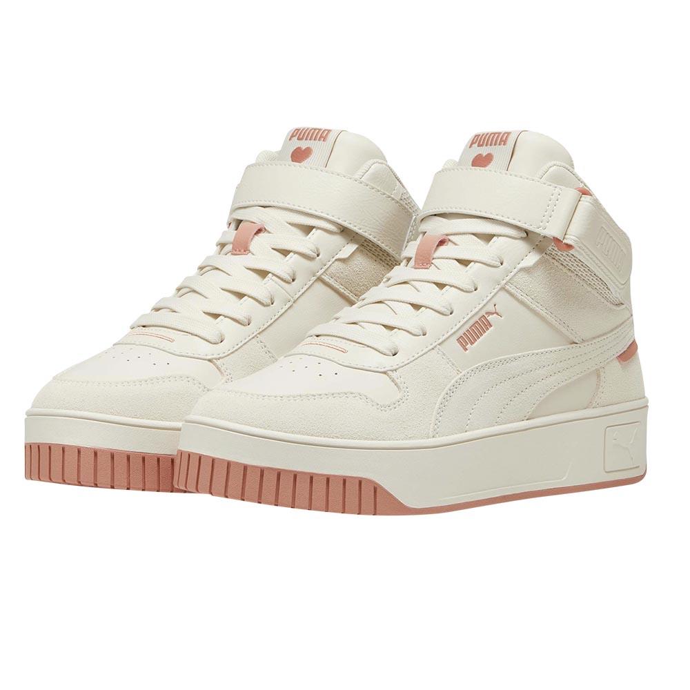 Tenis Mujer Puma Tipo Botin Original Moda Casual Moderno Blanco