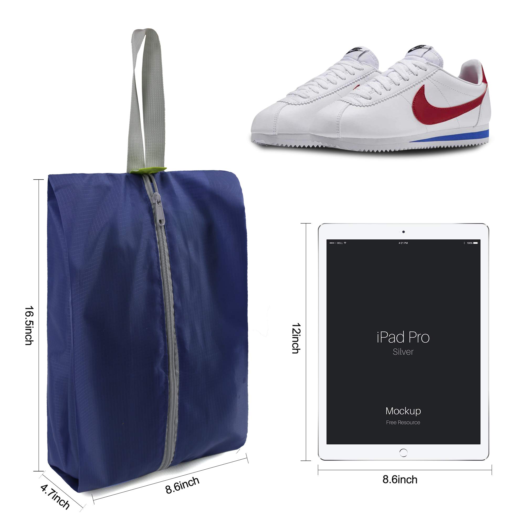 Foto 3 pulgar | Organizador De Zapatos Beegreen, Paquete De 6 Bolsas Para Zapatos De Viaje De Nailon - Venta Internacional.