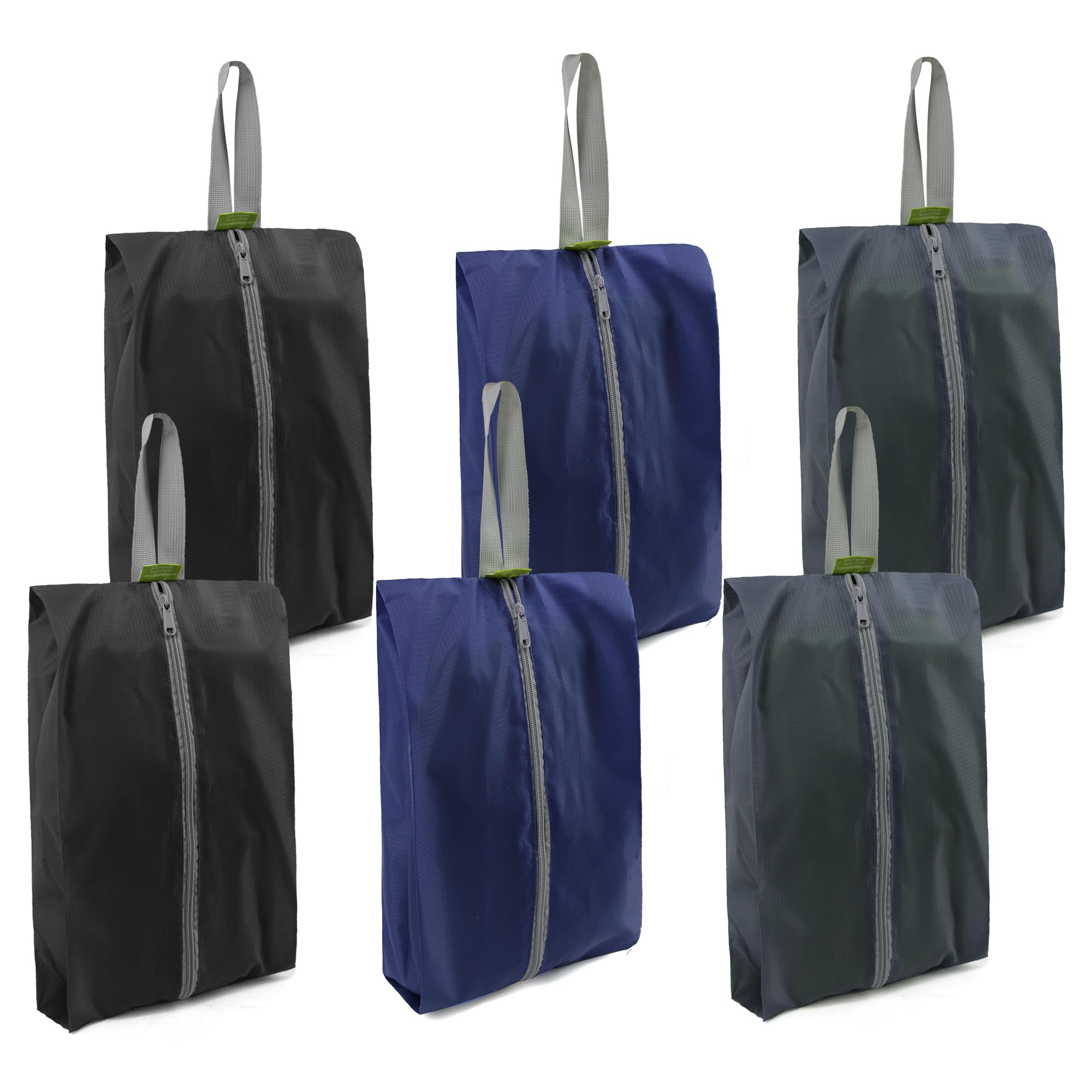 Foto 2 pulgar | Organizador De Zapatos Beegreen, Negro Y Azul Marino, Paquete De 6 Unidades Para Viajes De Nailon - Venta Internacional.
