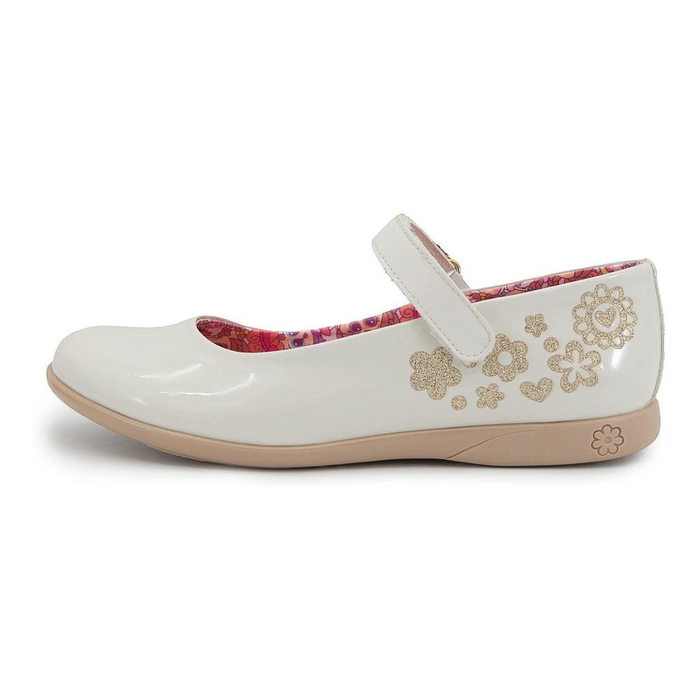 Foto 3 pulgar | Zapato Juvenil Distroller Chamoy Charol Hueso 22-26 Beige