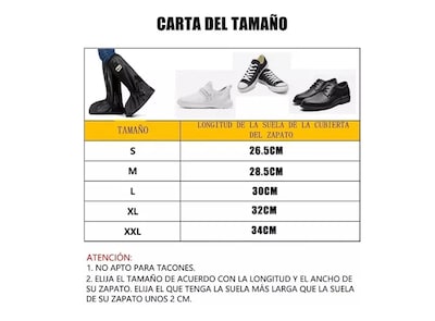 Foto 2 | Cubierta Elegante E Impermeable Para Botas, Protector Portátil Premium