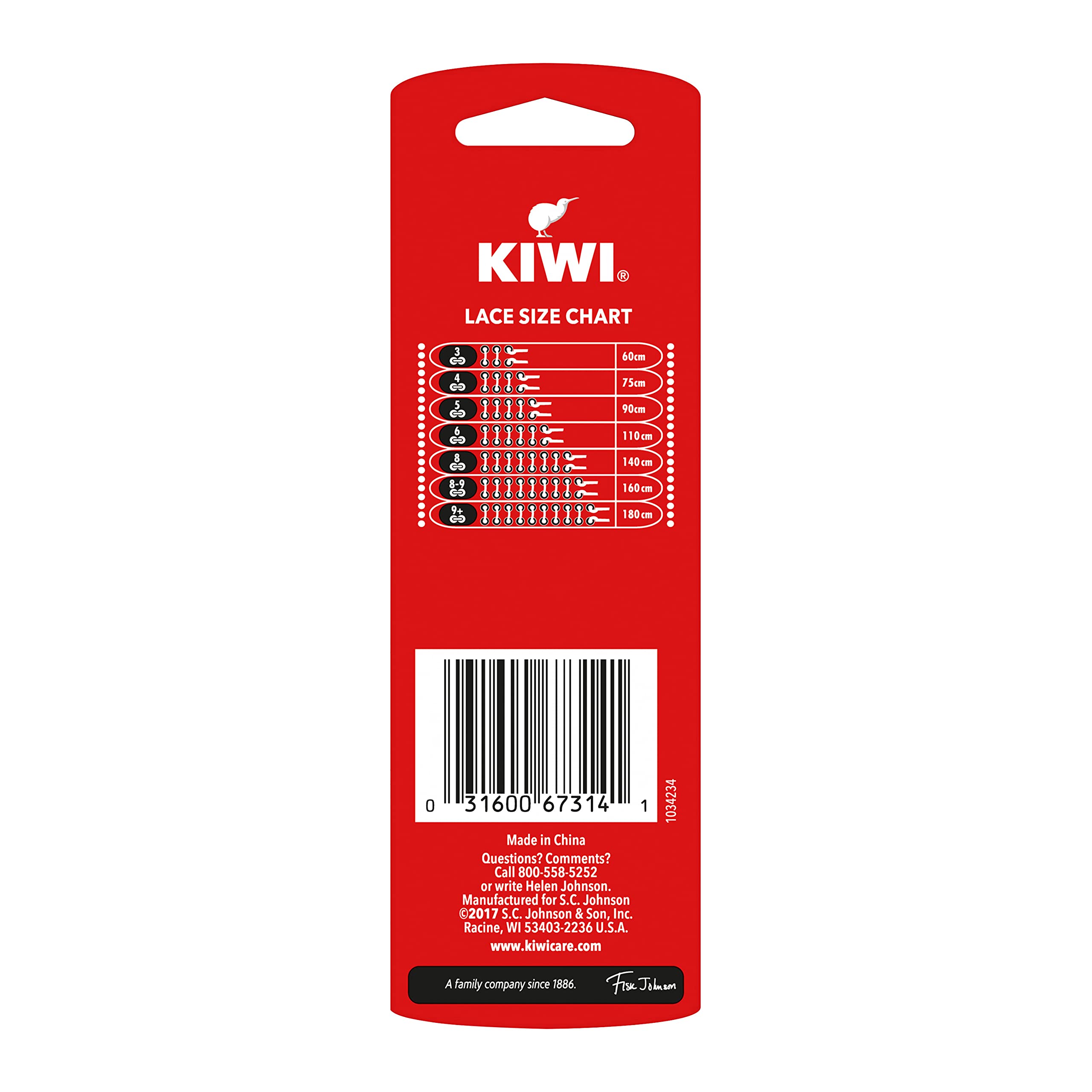 Foto 2 | Cordones Kiwi Negro 2 Pares - Venta Internacional