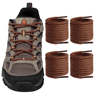 Foto 1 | Botas De Senderismo Shoelaces Endoto Para Merrell Moab, Color Marrón Y Naranja - Venta Internacional.