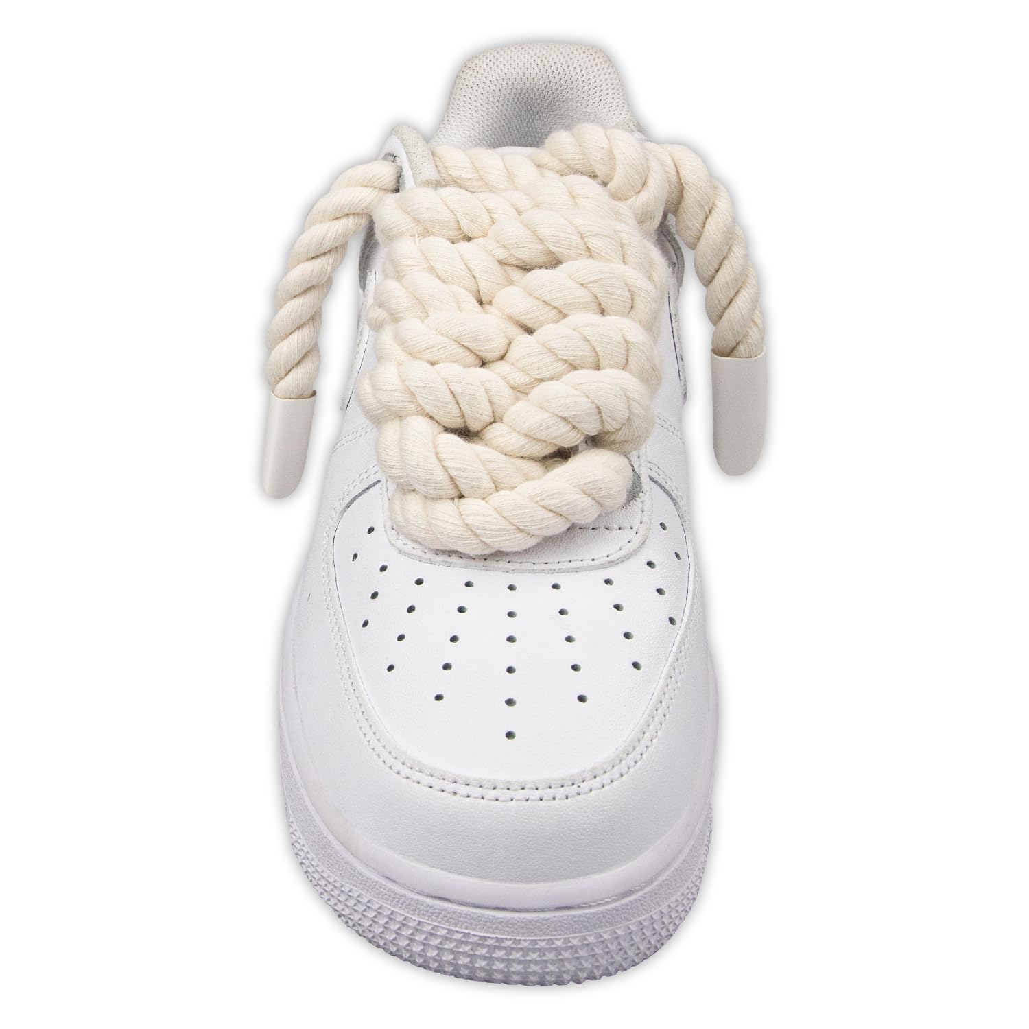 Foto 3 pulgar | Cordones Para Zapatos Endoto Thick Rope Para Air Force 1, Color Beige, 12,7 Mm - Venta Internacional.