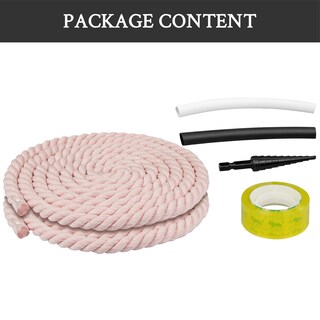 Foto 4 | Cordones Para Zapatos Endoto Thick Rope Para Air Force 1, Rosa, 10 Mm - Venta Internacional.