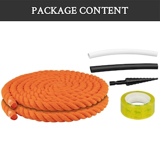 Foto 4 | Cordones Para Zapatos Endoto Thick Rope Para Air Force 1, Color Naranja, 12,7 Mm - Venta Internacional.