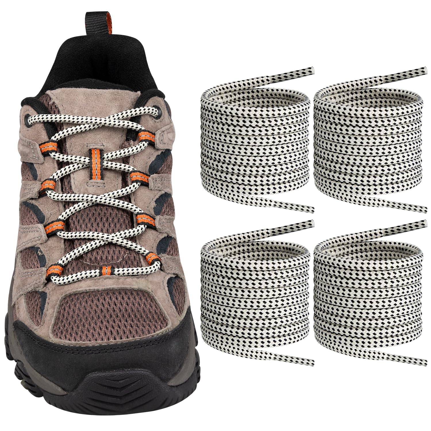 Botas De Senderismo Shoelaces Endoto Para Merrell Moab, Talla 44 - Venta Internacional.
