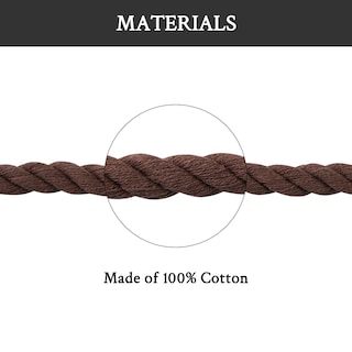 Foto 5 | Cordones Para Zapatos Endoto Thick Rope Para Air Force 1, Color Marrón, 8,5 Mm - Venta Internacional.