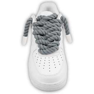 Foto 2 | Cordones Para Zapatos Endoto Thick Rope Para Air Force 1, Color Gris, 8,5 Mm - Venta Internacional.