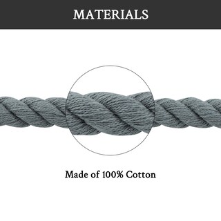 Foto 5 | Cordones Para Zapatos Endoto Thick Rope Para Air Force 1, Color Gris, 8,5 Mm - Venta Internacional.