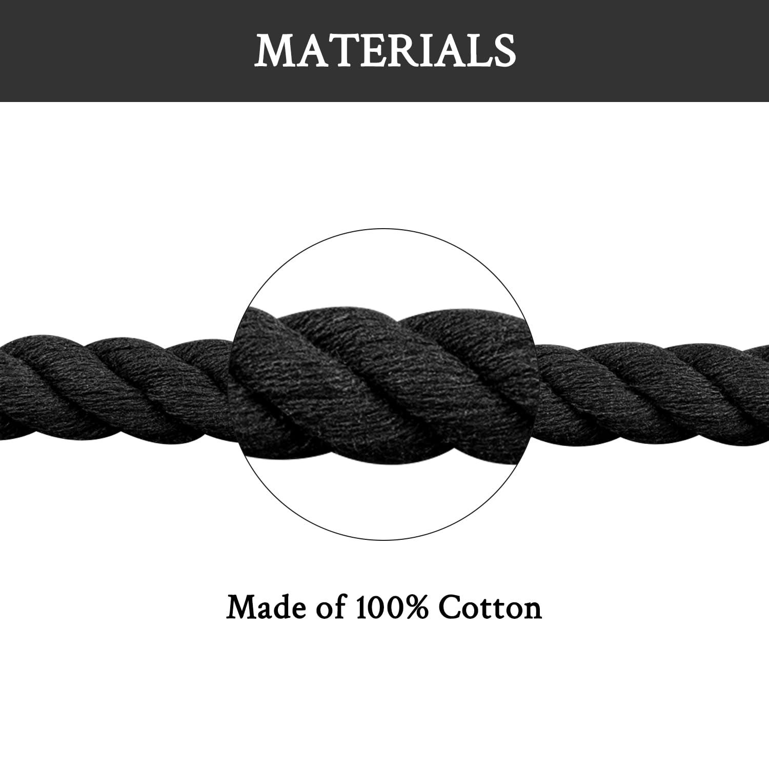 Foto 6 pulgar | Cordones Para Zapatos Endoto Thick Rope Para Air Force 1, Color Negro, 10 Mm - Venta Internacional.