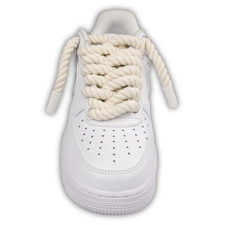 Foto 2 | Cordones Para Zapatos Endoto Thick Rope Para Air Force 1, Color Beige, 10 Mm - Venta Internacional.